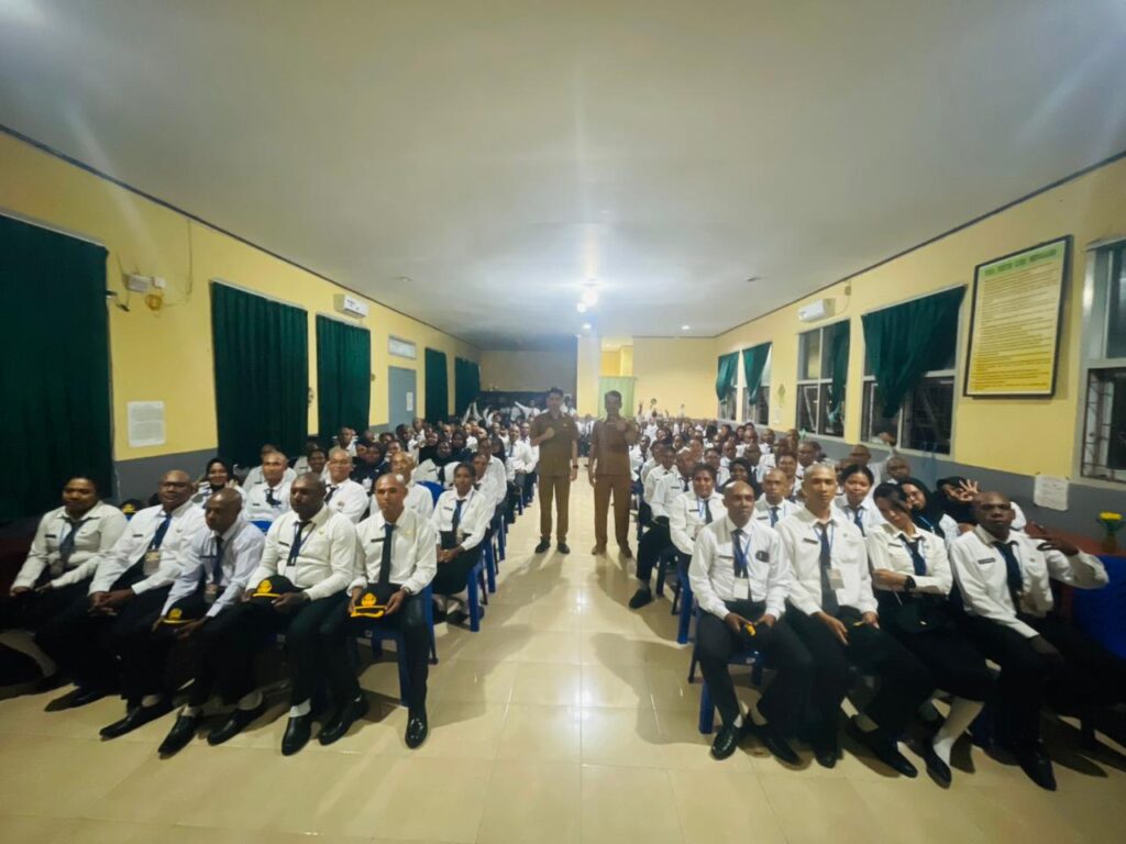 Inspektorat Kabupaten Kaimana Bekali 135 Peserta Latsar CPNS dengan Materi Antikorupsi